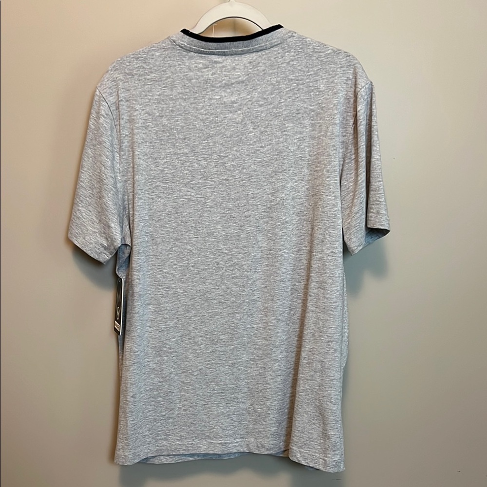 Manager Grey Heather Men’s Size Large Short Sleeve Relaxed Fit Cotton-Blend Tee - Picture 2 of 8